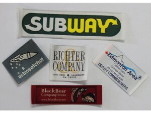 Satin woven label